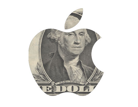 Apple Mac logo dolar