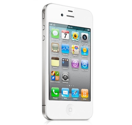 bílý iPhone 4