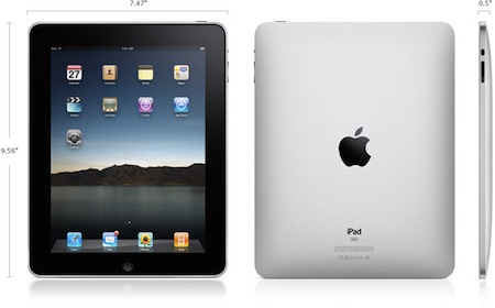 Apple iPad rozměry