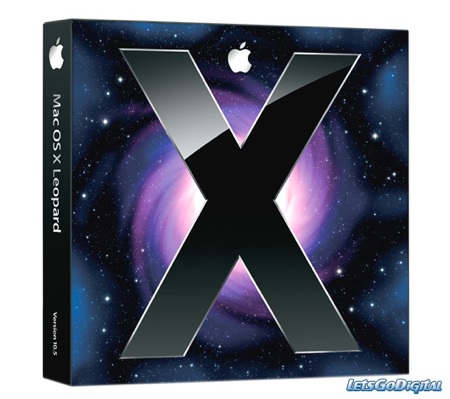 Krabice Mac OS X Leopard