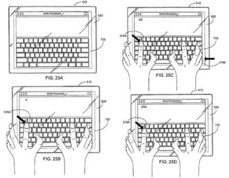 Apple Tablet - klávesnice - ovládání